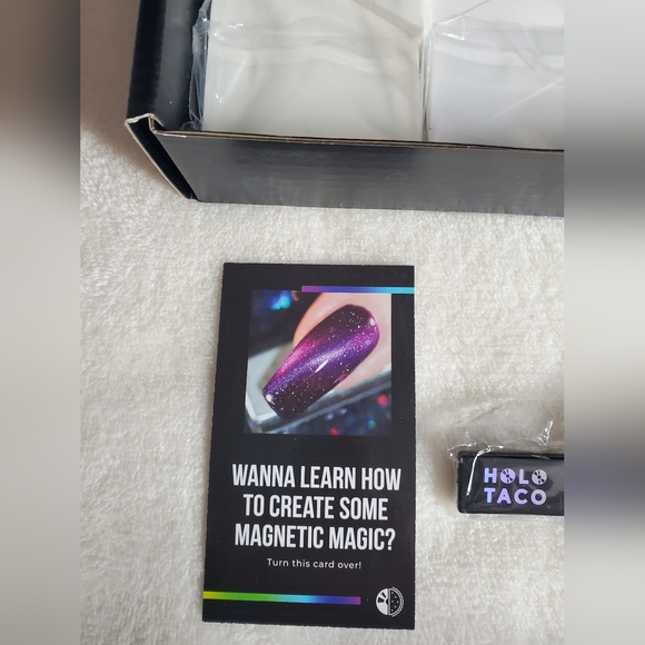 NEW Holo Taco Magnetic Dual Ended Wand + Nail Art Cosmetics Sponge Bundle of 19 - Picture 7 of 12